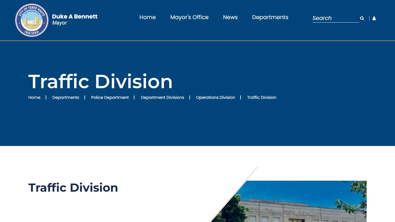 Traffic Division — City of Terre Haute Government